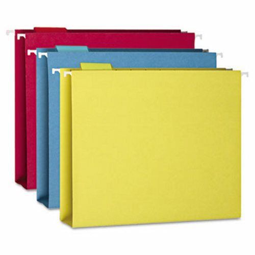 Smead 2&#034; Capacity Hanging Folders, Letter, Assorted, 25 per Box (SMD64264)