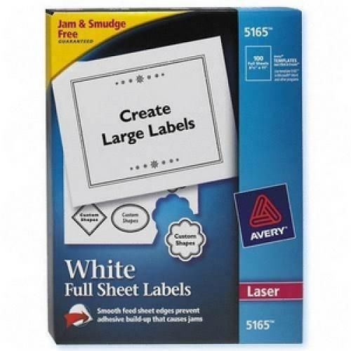 Avery easy peel mailing label - 8.5  width x 11  length - permanent - 100 / box for sale