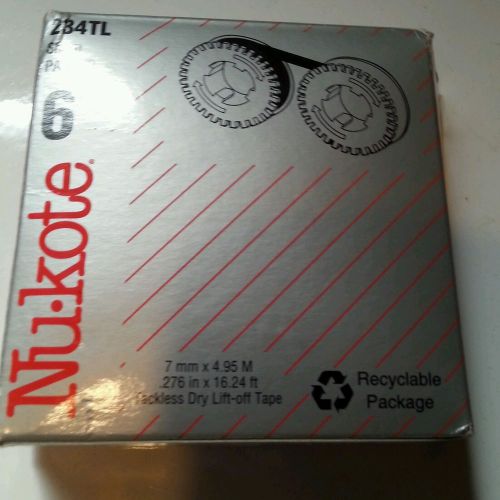 Nu.kote lift-off tape sharp pa 3100  #234tl  package of 6 for sale