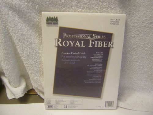 Wausau Papers Professional Series Royal Fiber Natural Paper, 8.5x11, 100 Sheets
