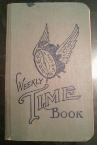 USA Weekly Time Book Vintage Excellent Condition 1930’s
