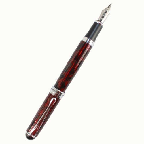 Jinhao X750 Dark Red CT Fountain Pen - Medium Nib [Office Product]