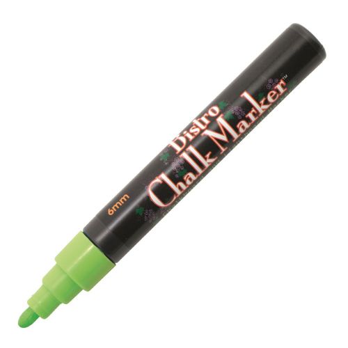 Marvy Bistro Chalk Marker, FL Green Bullet Tip ( 480-F4) - 6/pk