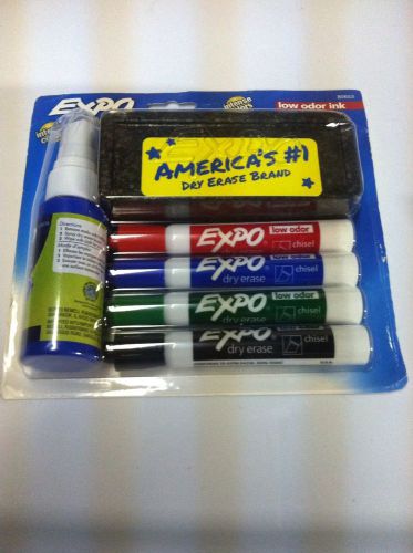 Dry Erase Expo Set Eraser Snd Solution NIP