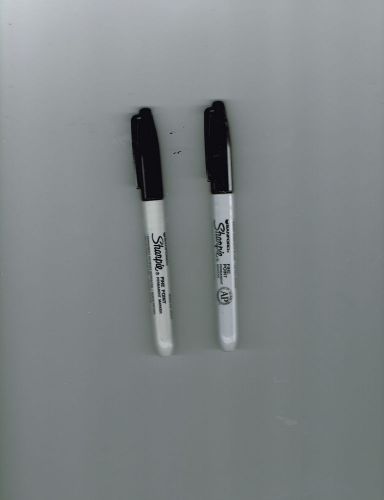 Two Sanford Sharpie black markers Series 30000