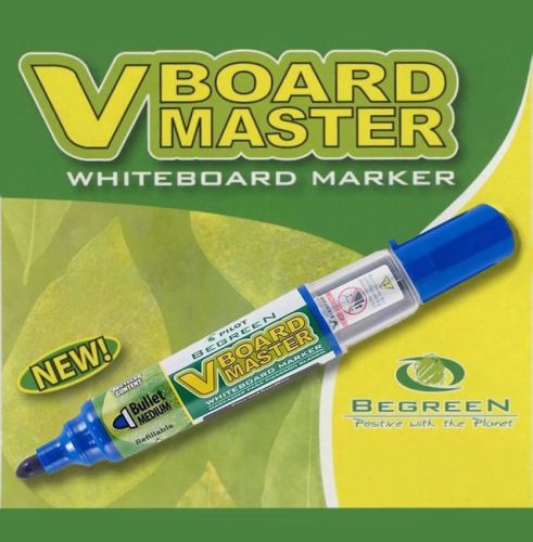 New 3-pack  pilot v board master whiteboard marker blue 43919 vbmm-blu-bc for sale