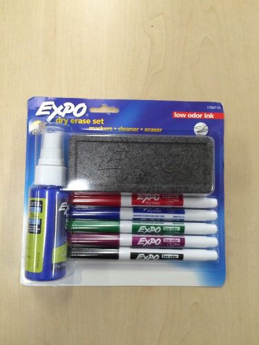 Expo Dry Erase Set Low Odor Ink 1769713 Intense Colors Fine Tip Markers
