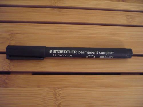 STAEDTLER Lumocolor Permanent Compact Dry Safe Marker 1-2 mm Black