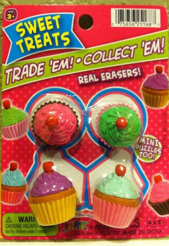Collectable Sweet Treats Erasers