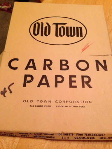 Vintage Lot Of Old Town Carbon Paper, Index Tabs. Index Cards,Teledex, Tape Disp
