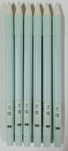 SHANGHAI A6701 0.35mm 6pcs GREEN ink Gel pen