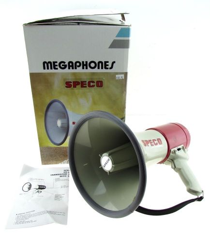 SPECO ER370 Deluxe 16 Watts Weatherproof Range 800&#039; Megaphone MSRP 135.95 IOB