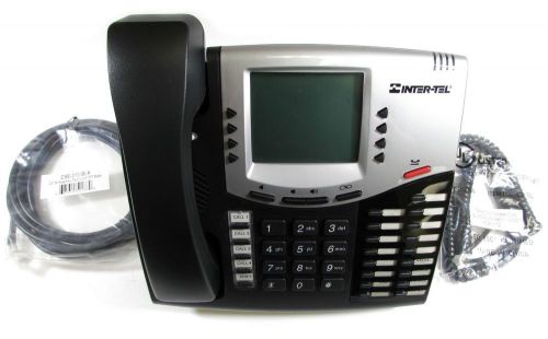 Inter-Tel Mitel 550.8662E Axxess POE IP Black Display Phone *1 Year Warranty*