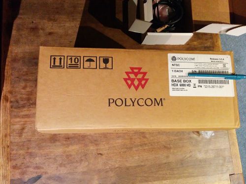 Polycom HDX6000 HD w/Eagle View 1080HD Camera HDX 6000 Video Conference system
