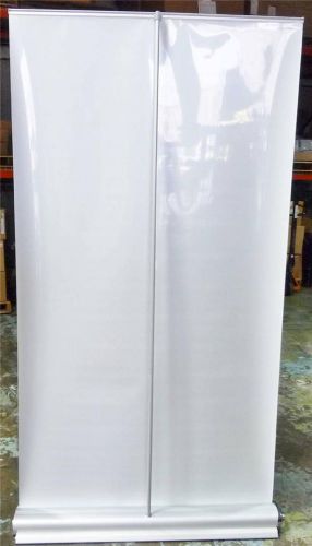 46x79 tall retractable banner stand roll up displays for sale