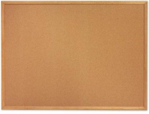 Quartet 303 CORK Bulletin Board Light Oak Frame 36x24 NEW