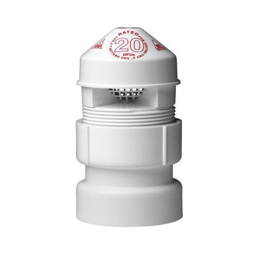 Oatey 39018 Sure-Vent Air Admittance Valve with 1-1/2-Inch by 2-Inch ABS Adapter