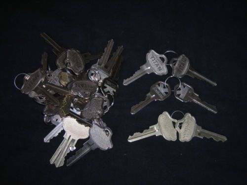 Kwikset /titan / society brass 6-pin precut keys-lock-locksmith for sale