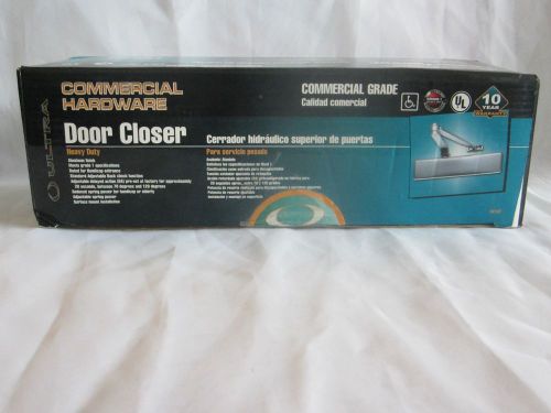 Ultra hardware commercial grade door closer anodized aluminum color heavy duty for sale