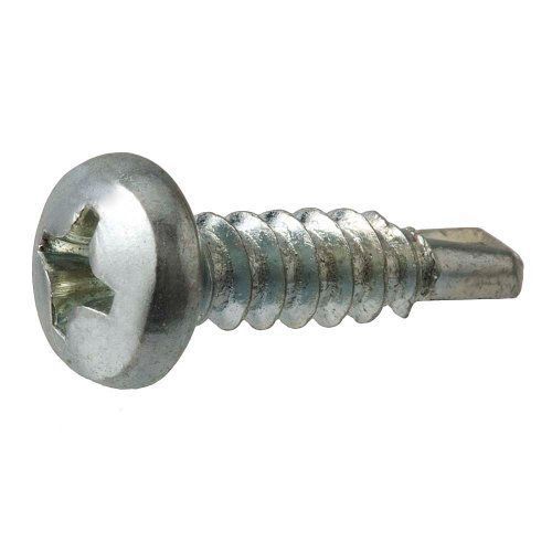 Crown bolt 30992 #10 x 1 inch pan-head phillips zinc-plated self-drilling screws for sale