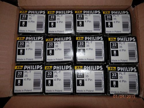 12 new philips plt 32 watt/835/4p   compact  fluoresent lamps for sale