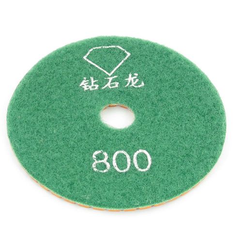 3.9&#034; Diameter Grit 800 Tile Stone Wet Polisher Grinder Diamond Polishing Pad