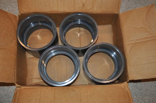 New lot of 4 pcs charlotte  6&#034; sch. 80   coupling slip socket pipe fitting for sale