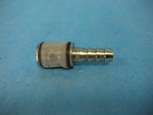 Stainless Steel 1/2&#034; Male Mesh Screen 1/4&#034; Barb Hose Connector