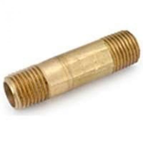 Plf 7113 3/8 X 2 Nipple ANDERSON METAL CORP Brass Pipe Nipples 736113-0632