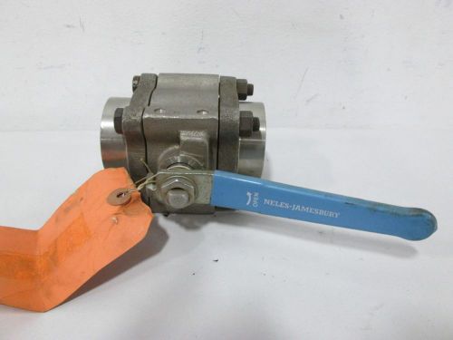 New neles jamesbury 1 1/4 4c 3600 mt1 2250 stainless 1-1/4in ball valve d311997 for sale