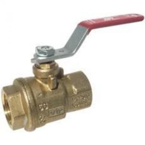 Rwv brass ball valve with threaded ends  1-1/2&#034;  lead free 5044ab-1.5 5044ab-1.5 for sale