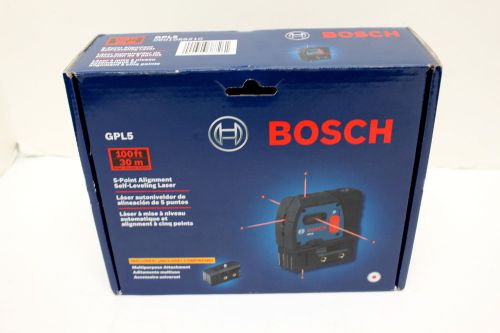 Bosch GPL5 5-Point Alignment Self-Leveling Laser - NEW