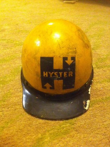 Vintage Hyster Forklift Fiberglass Hard Hat Safety Very Rare!
