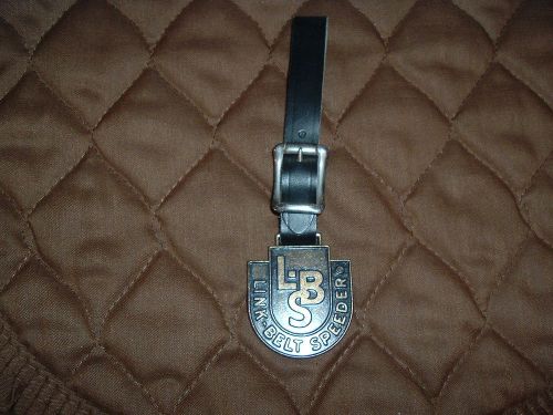 VINTAGE L-B-S LINK-BELT SPEEDER WATCH FOB