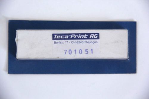 Teca-Print #701051 pad printing doctor blades - Pack of 5 - 3.6875&#034; x .75&#034;