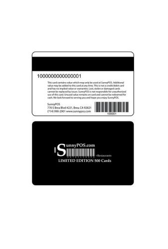 300pcs Customized Membership Plastic Cards