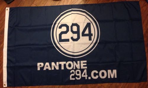 294 Pantone banner flag 3x5 feet long Grommets Brand New MINT