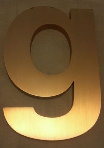Large Commercial  14 1/2&#034;&#034; tall Copper letter &#034;g&#034;