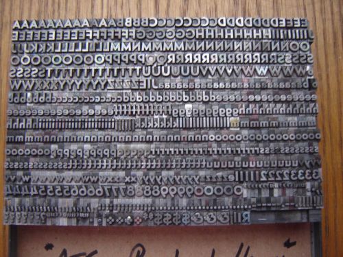 Letterpress Metal Type ATF   &#034;Bernhard Heavy #530&#034;   18 Point