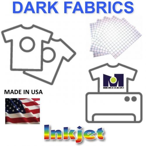 100PK DARK HEAT TRANSFER PAPER FOR INKJET PRINTING