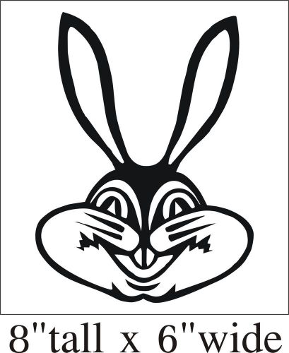 2X Conniving Bunny Rabbit Funny Car Truck Bumper Vinyl Sticker Decal Art-1702