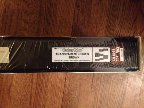 Gerber Thermal Transfer Foil Transparent Brown 50 Yard New Package