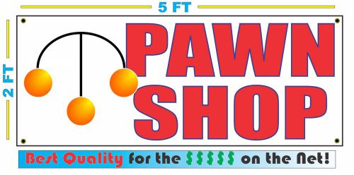 PAWN SHOP w LOGO Banner Sign NEW LARGER Size Best Quality for the $$$$