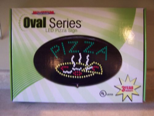Millennium Visual Systems LED Oval Series Advertising System &#034;PIZZA&#034; - NEW !