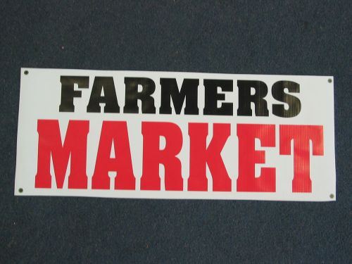FARMERS MARKET Banner Sign NEW 4 Nursery Lawn Garden Fruit Tree Stand