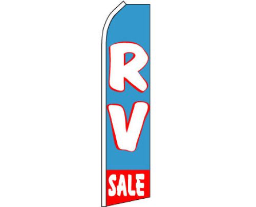 RV SALE 11.5ft x 2.5ft Super Flag Sign Advertising  FLAG ONLY