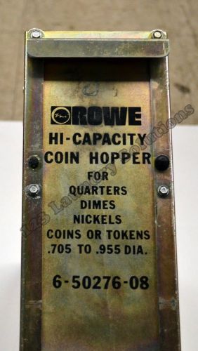 Rowe bill changer hi-capacity coin hopper 6-50276-08 for sale