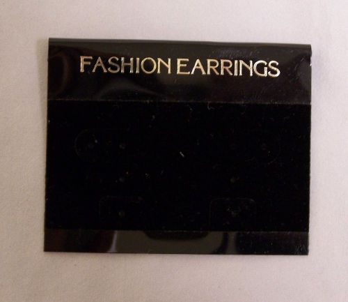 100 Black Velvet Earring Jewelry Retail Display Cards 2 x 2 1/2 Inch