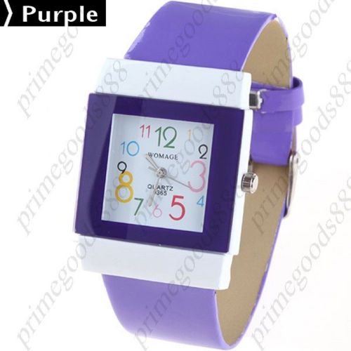 Lovely Women&#039;s Quartz Watch Wrist watch Timepiece Synthetic Leather Strap Purple