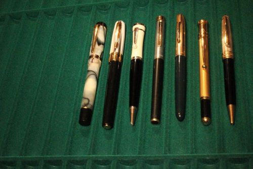 4 Green Pen Display Trays for LARGE Pens, 22 Slots Each Cigar Jewelry